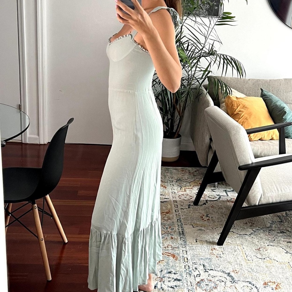Reformation - Nikita Dress - Celadon - Women’s 4P 4 - Picture 10 of 10